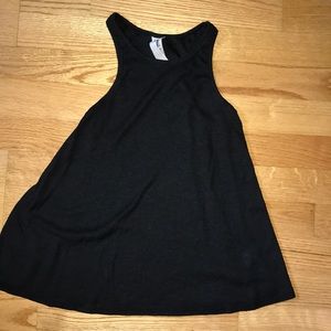 Free People black ribbed racerback tank